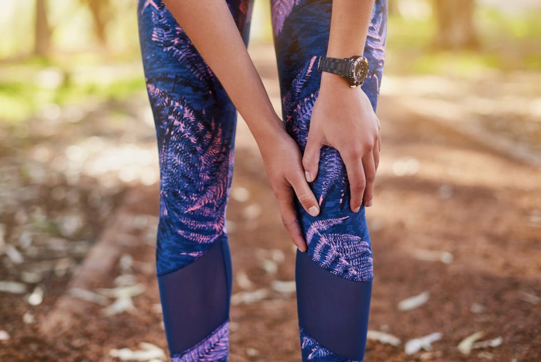 ITB syndrome - lady running knee pain