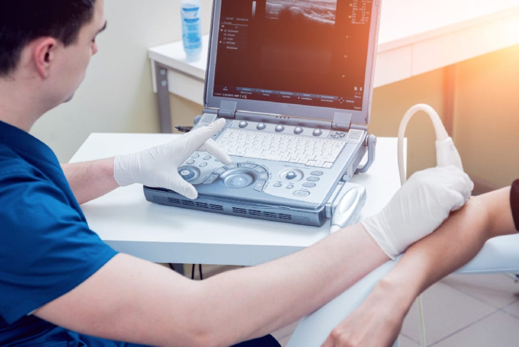 What is an ultrasound guided injection?