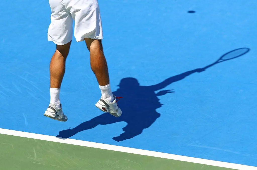 Tennis leg (calf muscle tear)