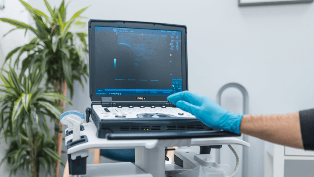 How is diagnostic ultrasound used at Complete Injections?