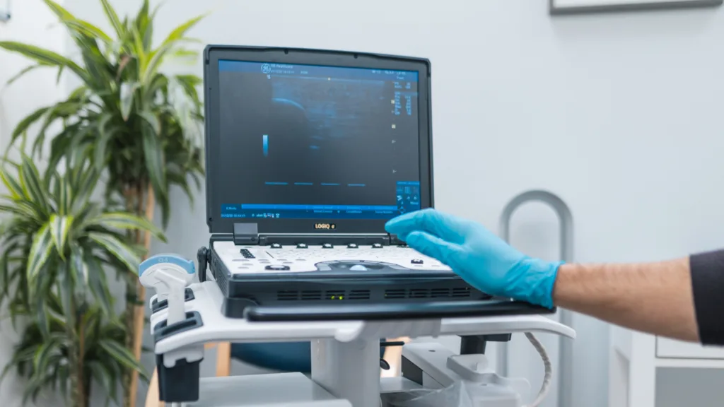 How is diagnostic ultrasound used at Complete Injections?