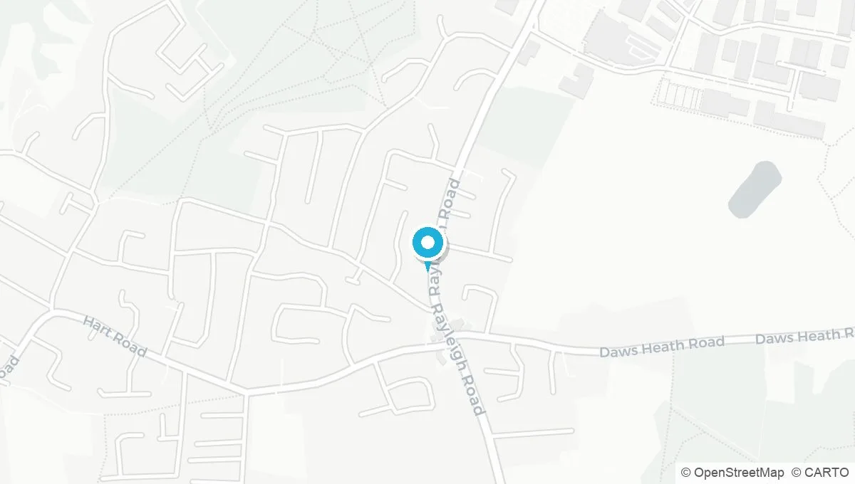 Map showing Benfleet SS7