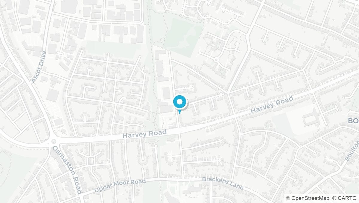 Map showing location of Derby DE24 clinic