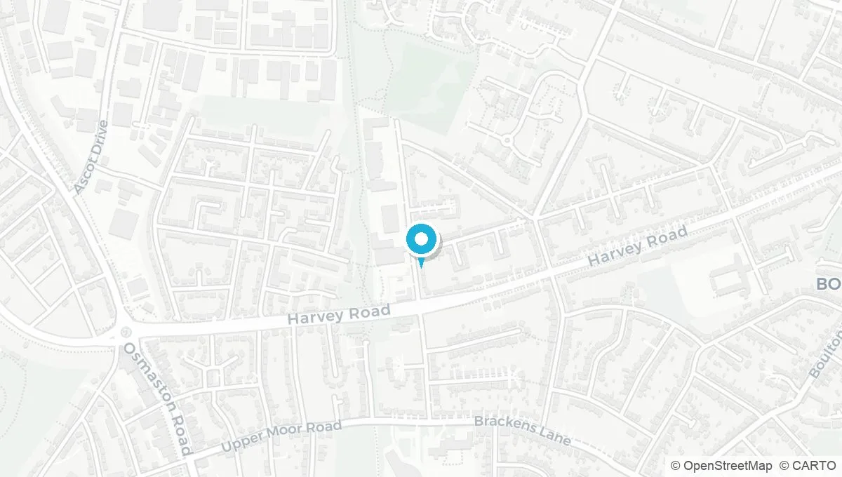 Map showing Derby DE24