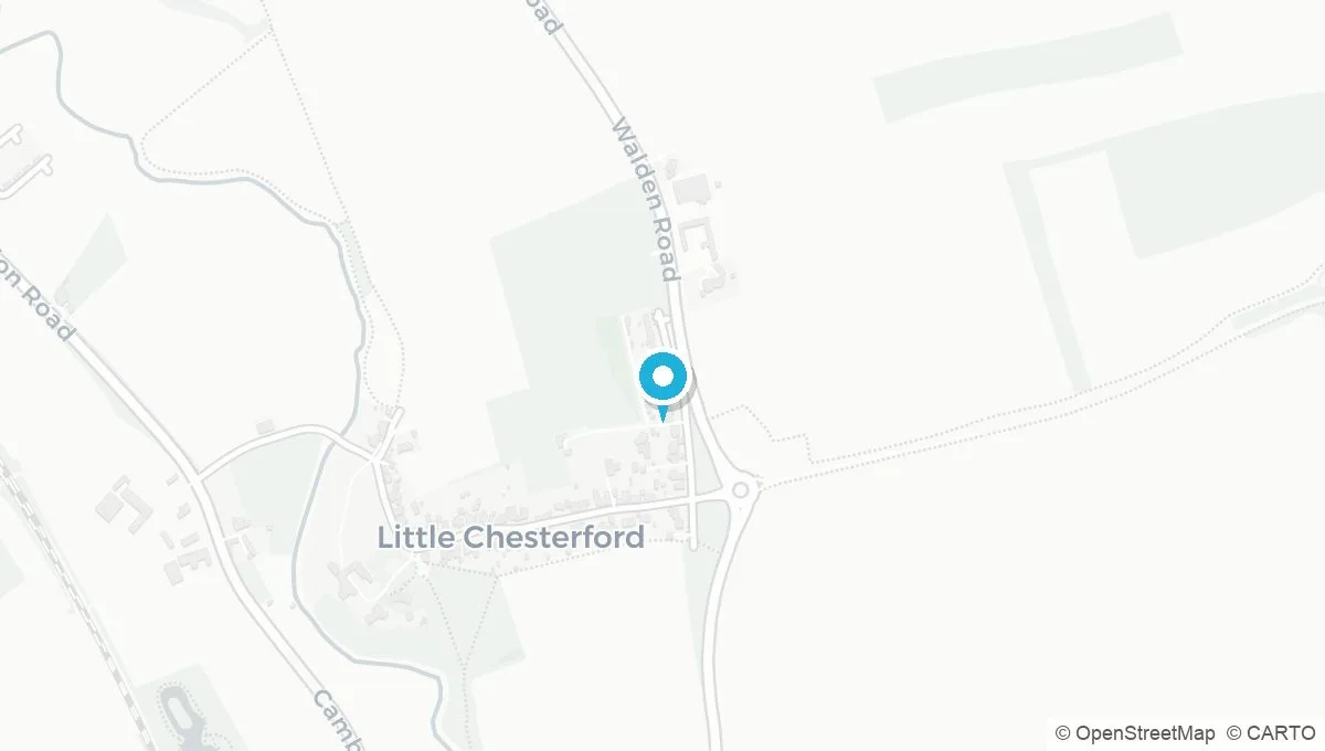 Map showing Saffron Walden CB10