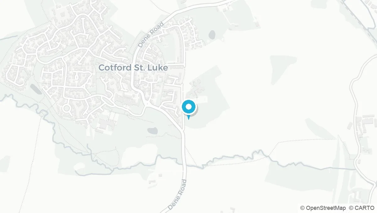 Map showing Somerset TA4