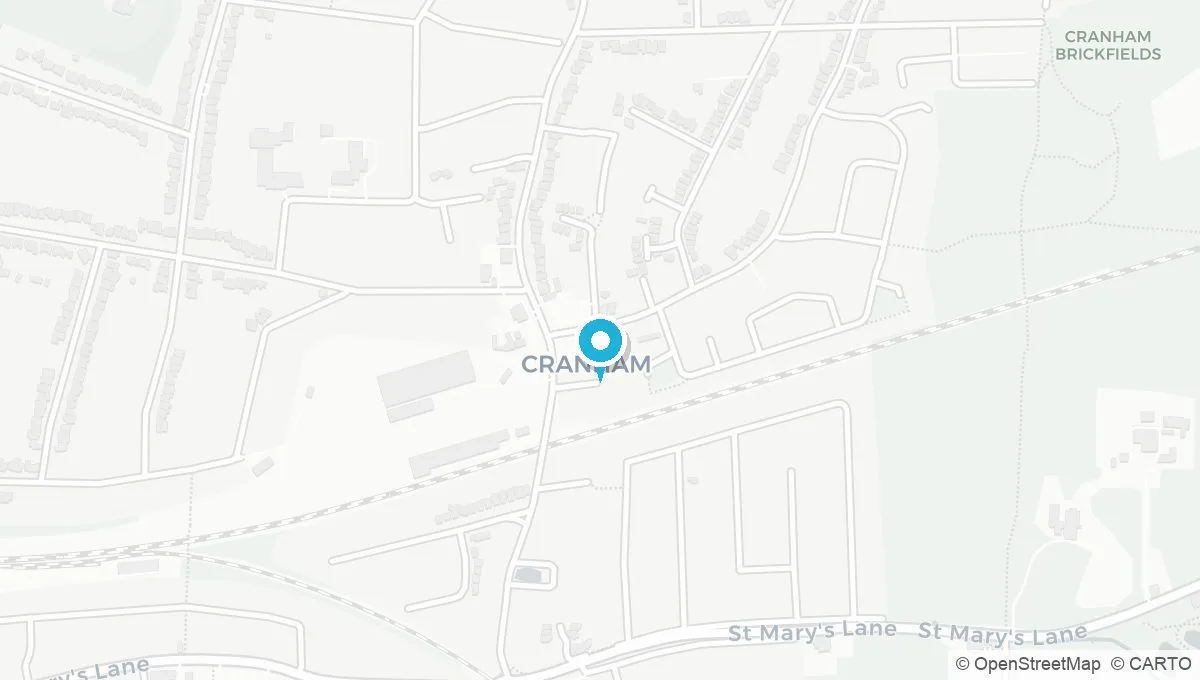 Map showing Upminster RM14