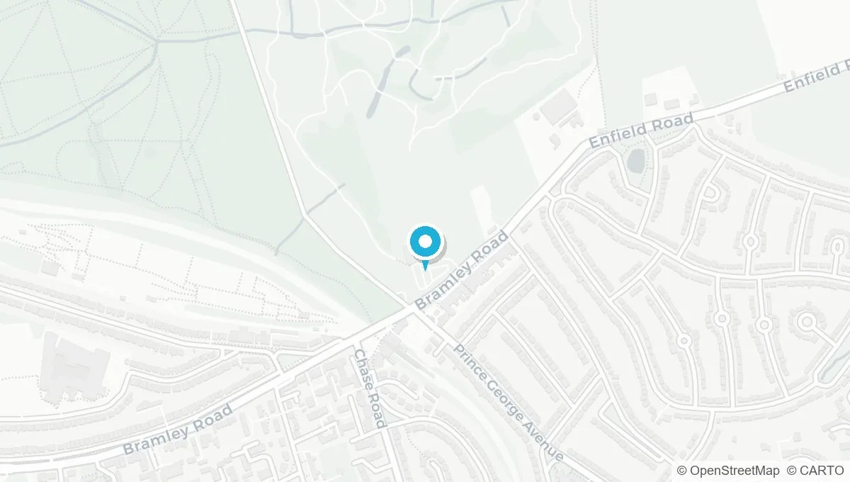 Map showing Oakwood N14